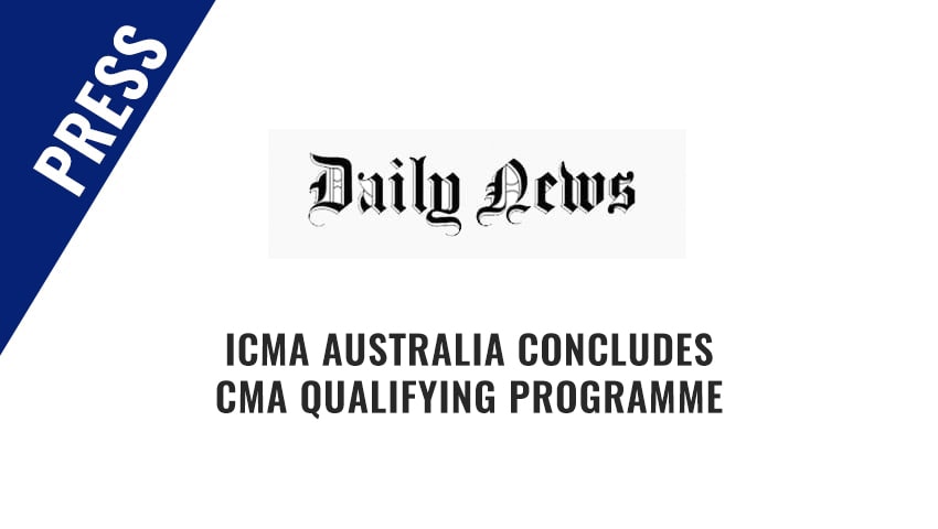 Daily News – CMA Australia concludes CMA qualifying programme.